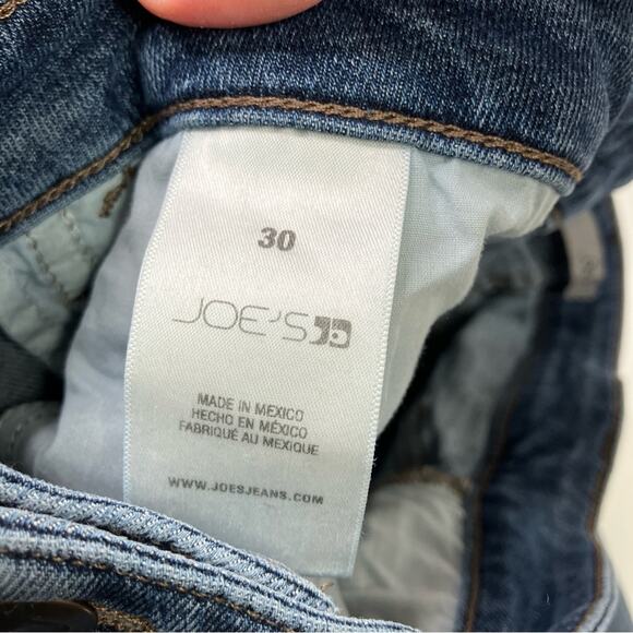 Joe's Jeans | High Rise Skinny Jeans Faded Medium Wash Denim Cotton Womens 30 - Picture 4 of 8